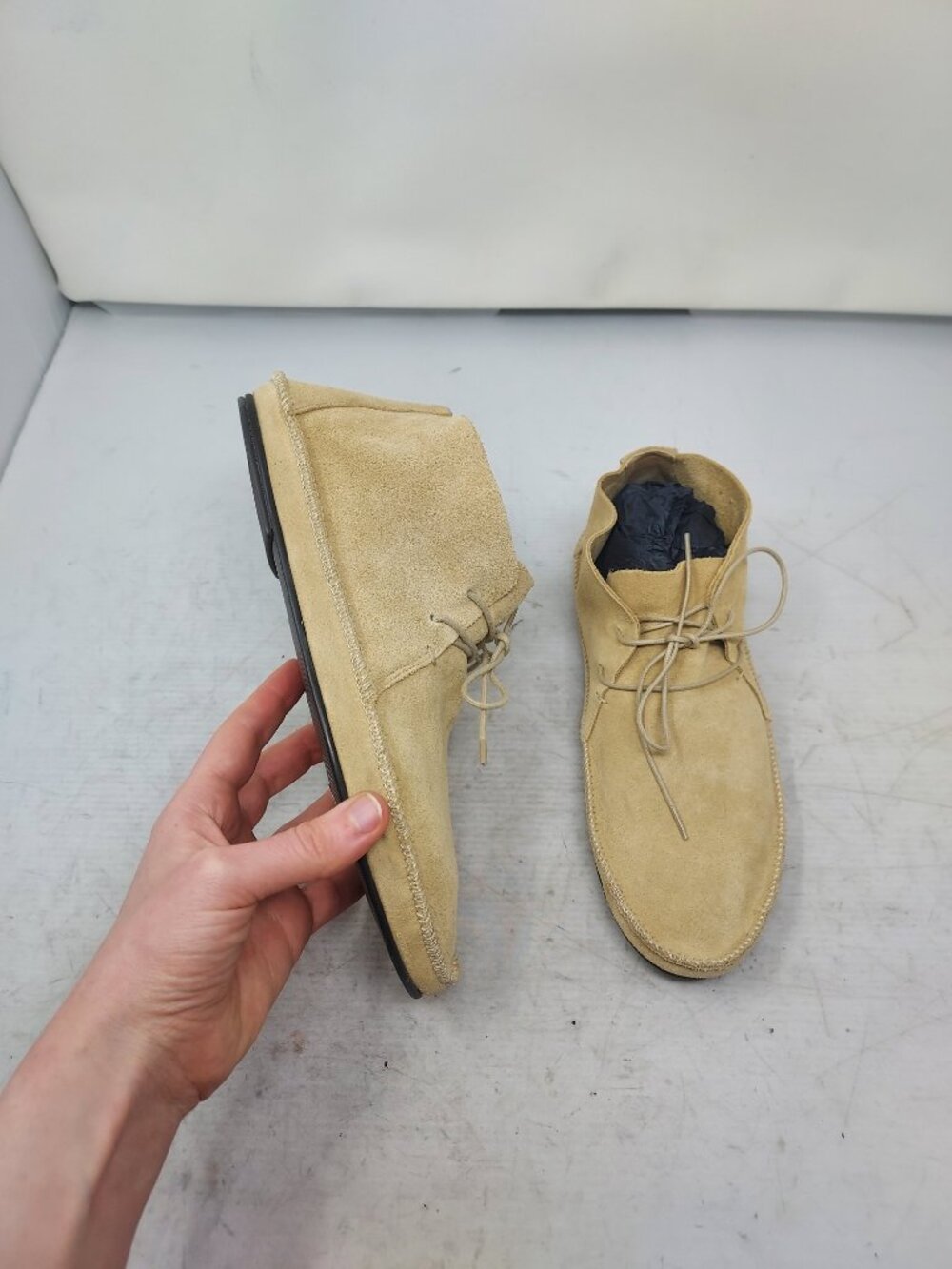 The Row Beige Womens Tyler Suede Boot